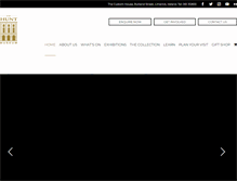 Tablet Screenshot of huntmuseum.com